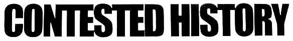 Contested History sticker